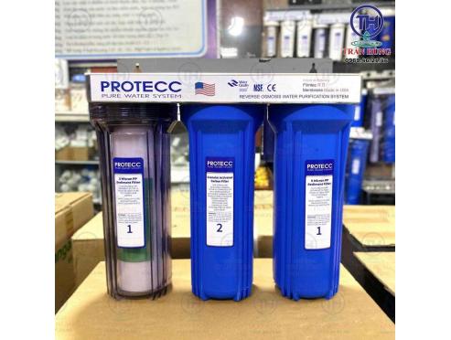 Bộ Lọc Thô Đầu Nguồn 3 Cấp Lọc 10 Inch